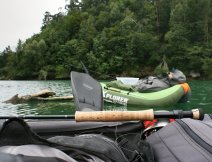 Přátelský polední relax přímo na vodě! Uprostřed velkého jezera - s Belly-Boatem žádný problém!