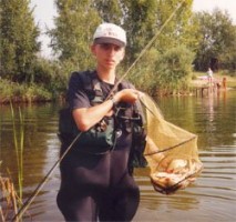 autor článku s úlovkem