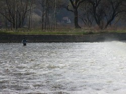 Na hýskovském jezu