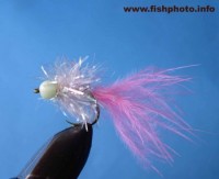 Rusher's steelhead pearl fly