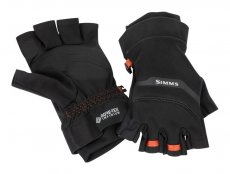 Rybářské rukavice Simms Gore Infinium Half Finger Glove Black