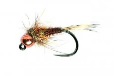Orange Spot Pheasant Tail Jig