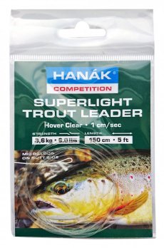 Muškařský návazec Hanák Competition Superlight Trout 1,5 m