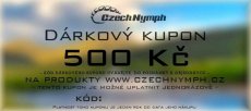 Czechnymph Dárkový kupon elektronický Czechnymph Dárkový kupon elektronický 500 Kč
