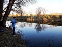 Jarní muškaření na bílé ryby na stojaté vodě