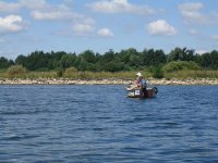 Rybolov a hospodaření na nádrži Rutland v Anglii