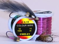 Barevné vázací měděné drátky