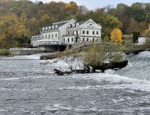 Berounka - jez pod Karlštejnem