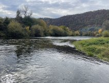 Berounka - jez pod Karlštejnem