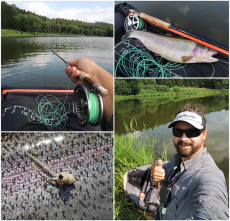 "Od vody" - Letní lov jezerních pstruhů z belly-boatu - Článek