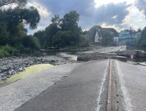 Jez v Čtyřkolech během stavebních prací