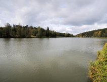 PK1 - Fotografie z dobrho loveckho msta v druh polovin pehrady - ble k ptoku.