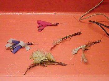 Mušky z rybářského muzea