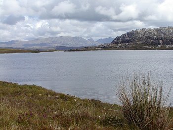 Krajna v oblasti Wester Ross - západní pobřeží skotských Highlands