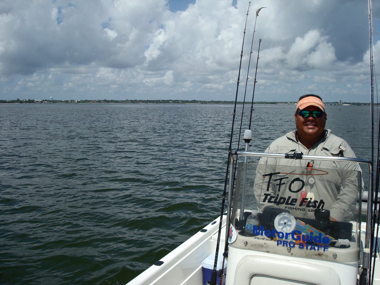 Clouds gather over the Indian River 