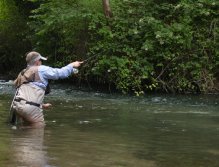 Low position needed for shallow waters