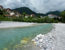 Gin clear Tolminka river