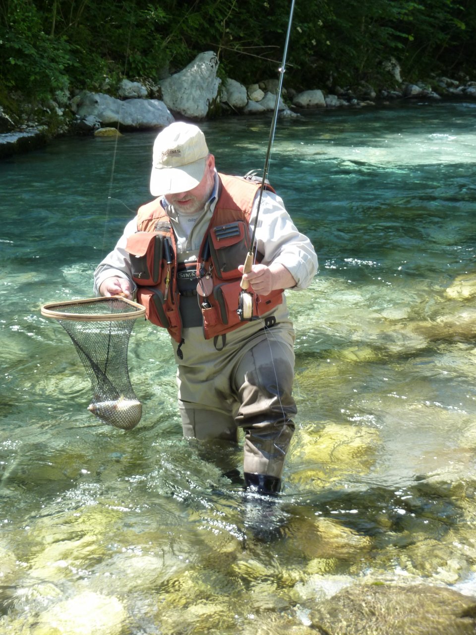 Grayling 40 cm from Baca river
