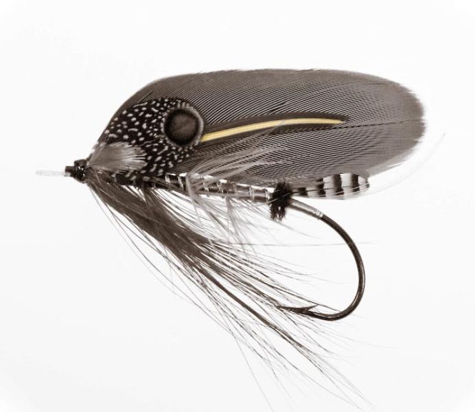 Sepia Atlantic salmon fly