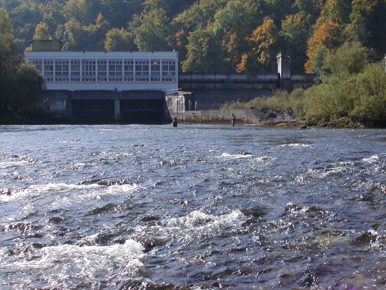 Gmundner Traun power station in Gmunden