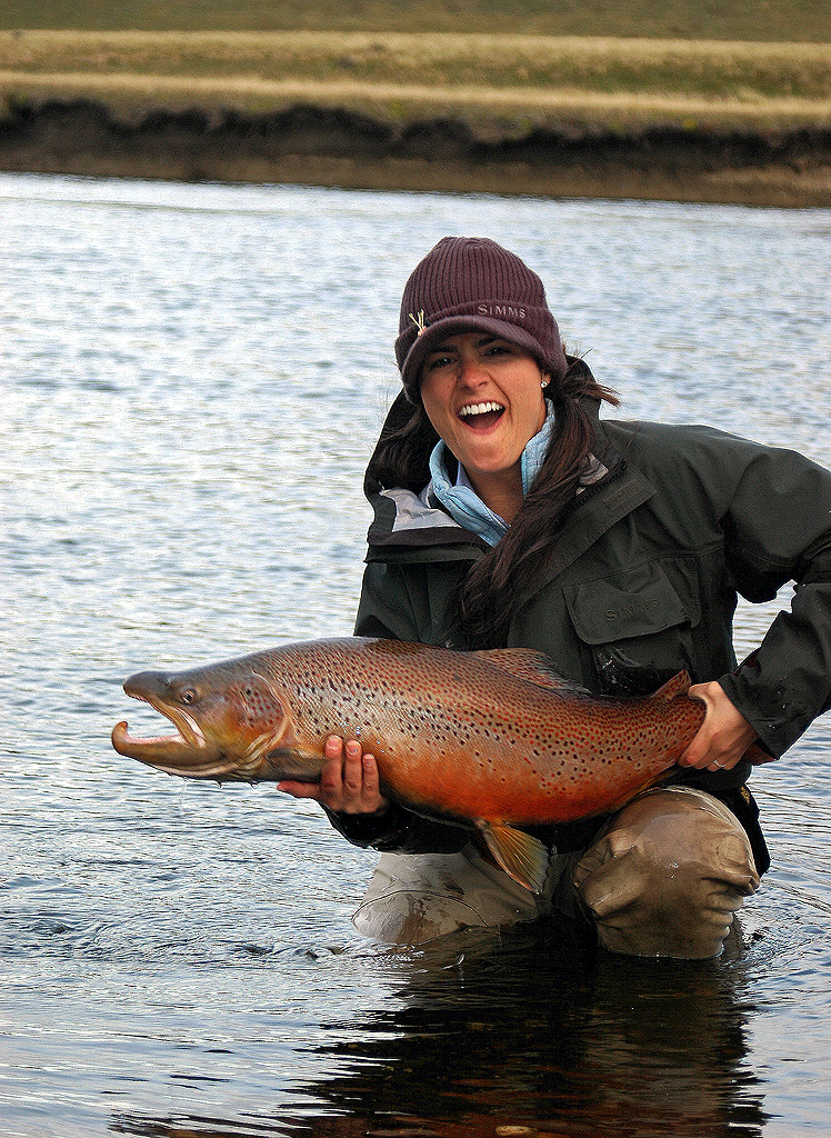 She has every right to be proud; a large nicly coloured male fish