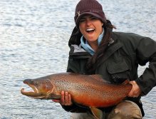 She has every right to be proud; a large nicly coloured male fish