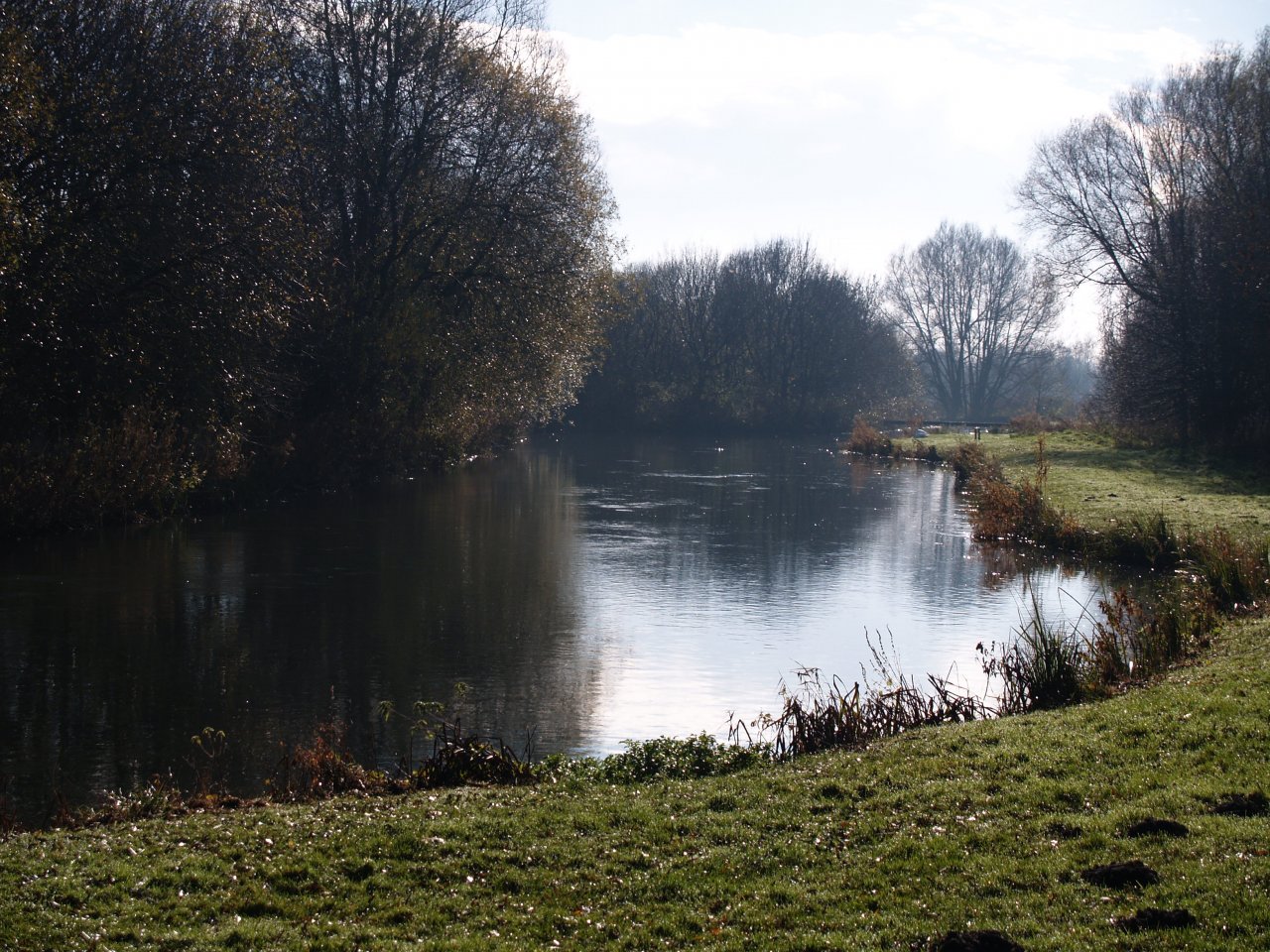Sunny winter day on the Test