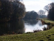 Sunny winter day on the Test