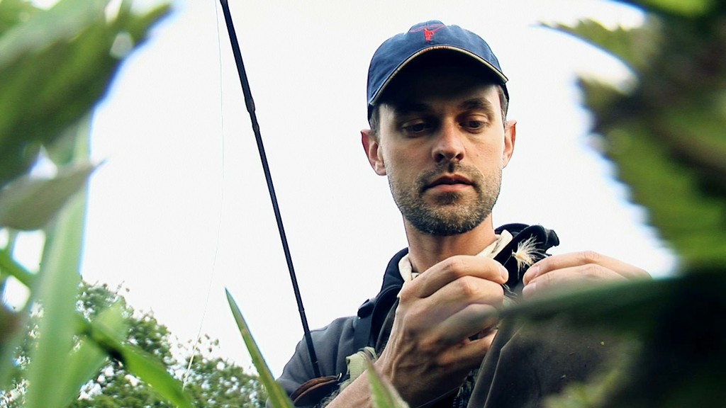 Morten Oeland fishing may flies in Denmark