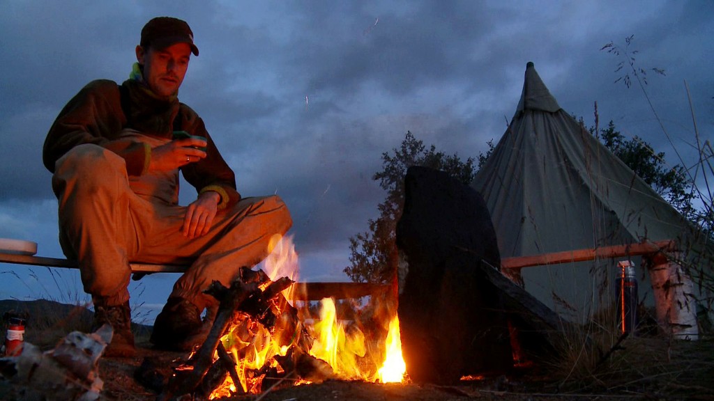 Morten Oeland in Lapland, Sweden