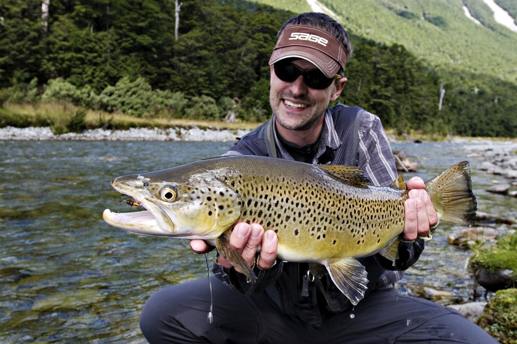 Morten Oeland with a nice 6 pounder from New Zealand