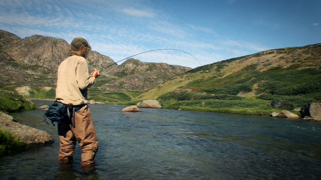 Nymph fishing in Greenland.