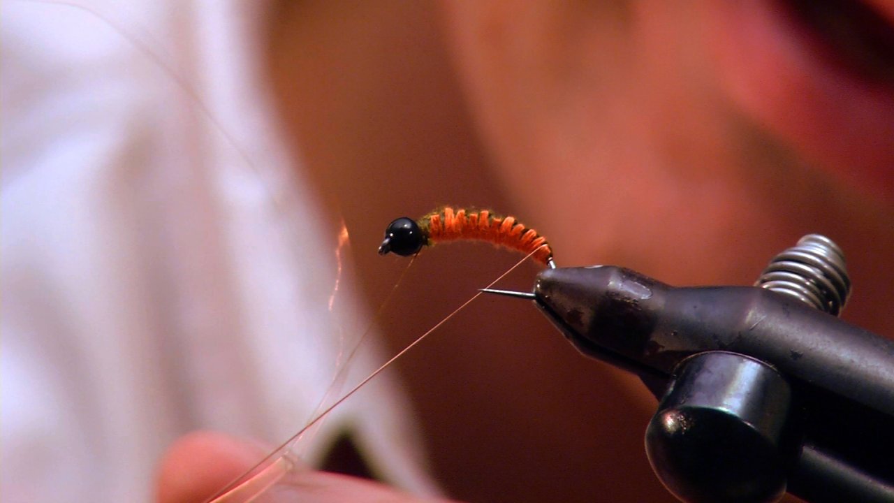 Fly Tying, Polish Woven; Ribbing the copper wire