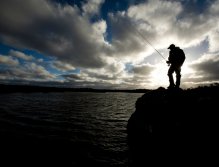 Hoping for the last fish of the day to come by