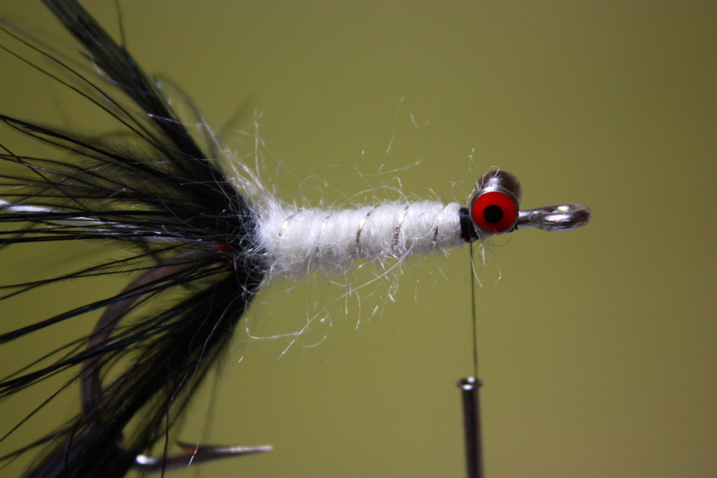 Palmer your tinsel up to create a rib