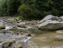 Panorama of Jizera & Mumlava rivers confluence