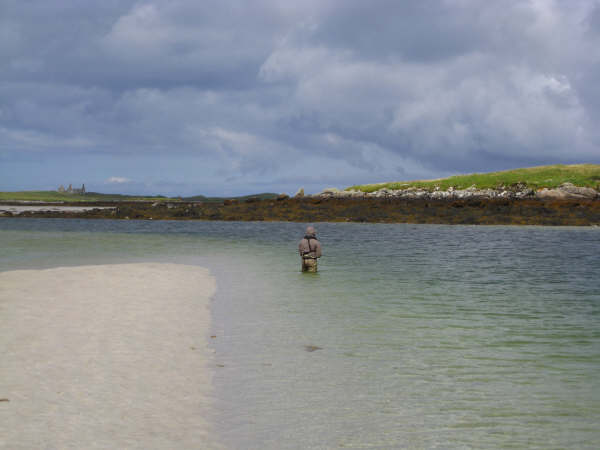 Seconds later the rod was arched