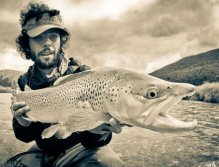 This fish is the reward of a long walk. Sight nymphing in a magic river