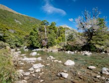 Gin clear water in this river with easy fish. We have hooked all the fish that we have see ;-)
