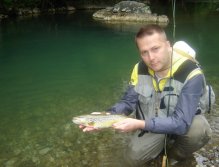Radovan, trout 36cm, stone fly nymph