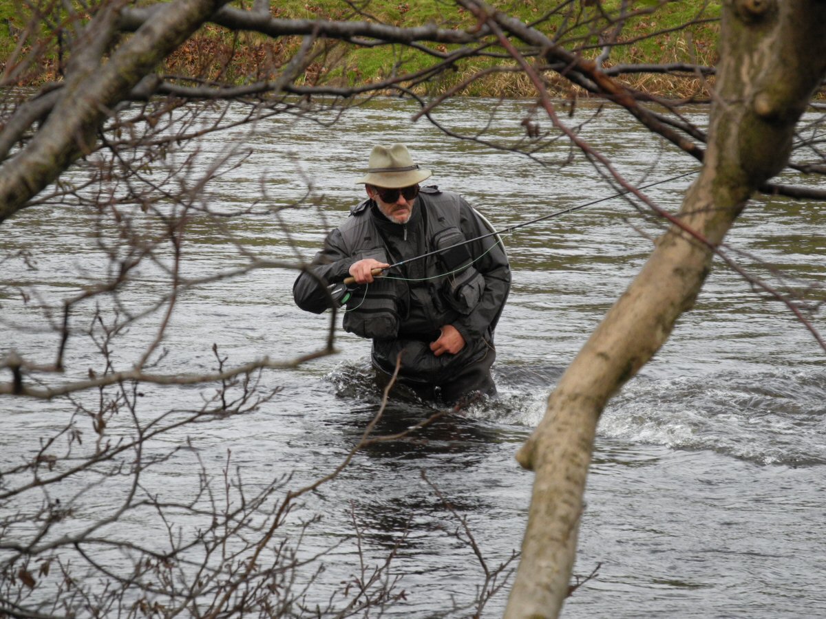 Nymphing for Dee grayling