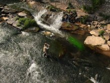 Great overhead views help you understand water conditions and how to deal with them