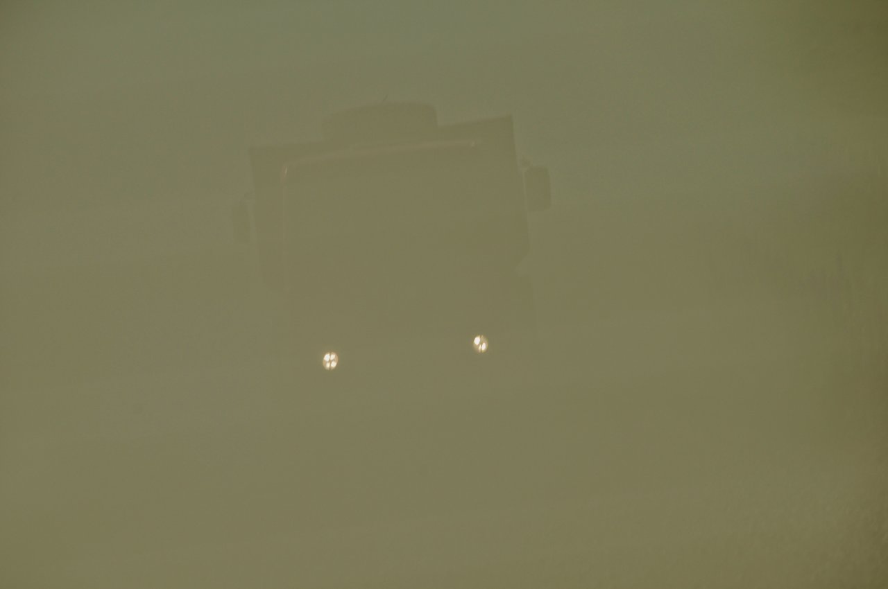 With the dust in the eyes and lungs