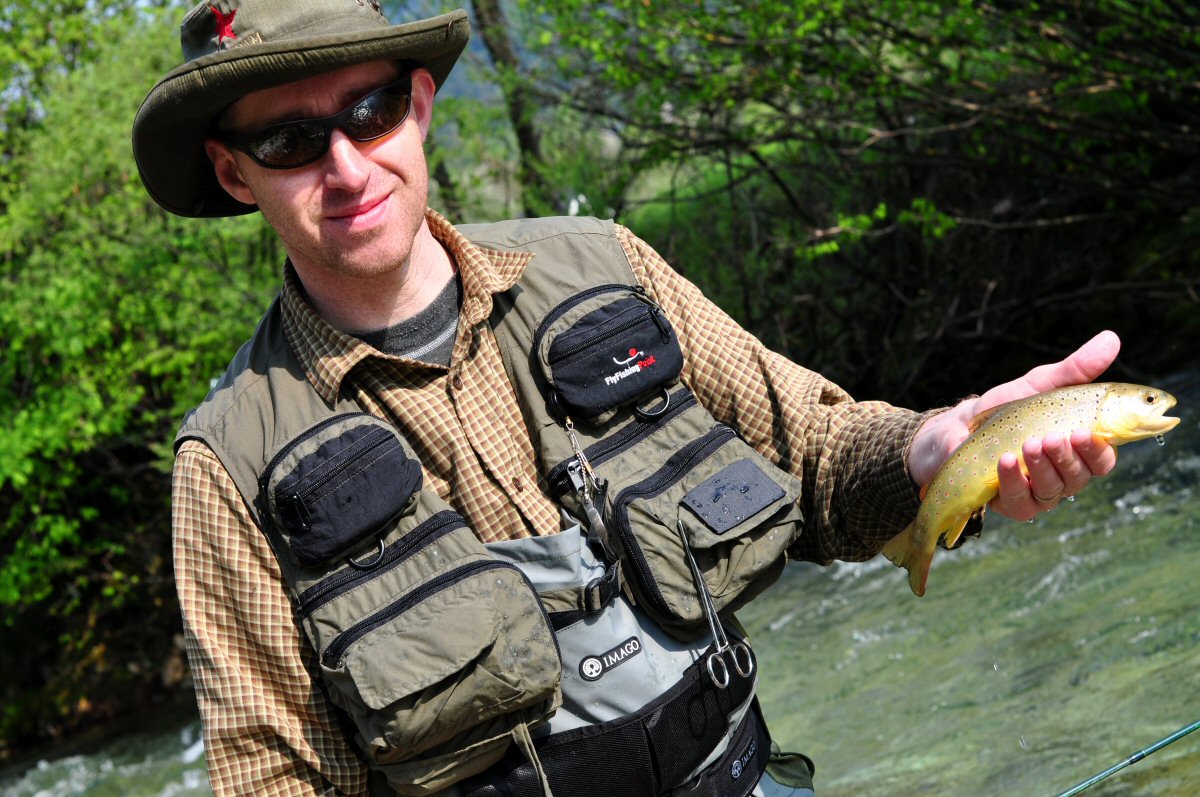 Fly Fishing, Radovna River, Slovenia