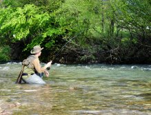 Fly Fishing, Radovna River, Slovenia