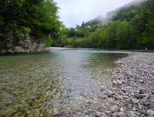 Confluence of Idrijca and Bača