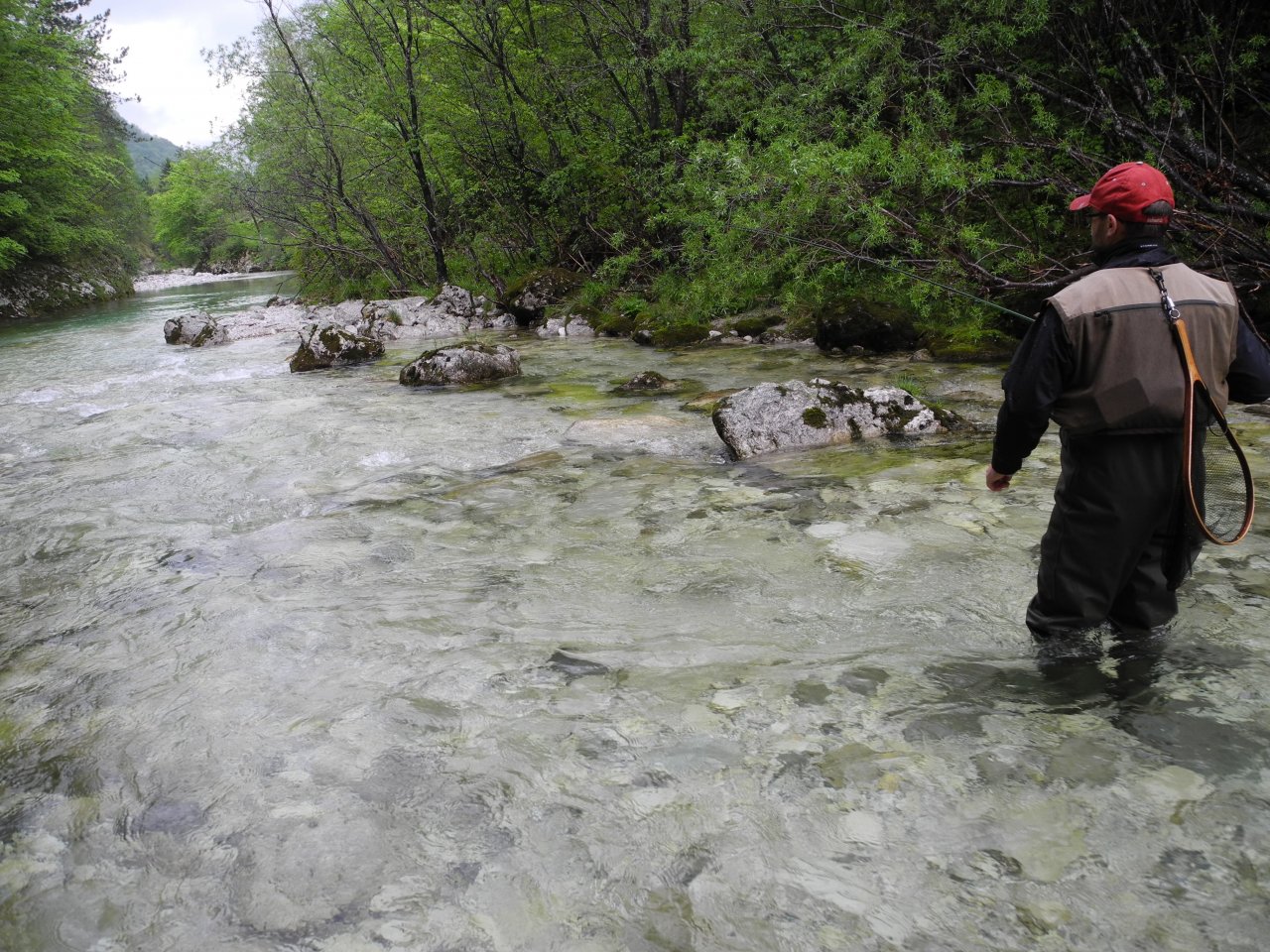 Streamer fishing on Trebu��ica