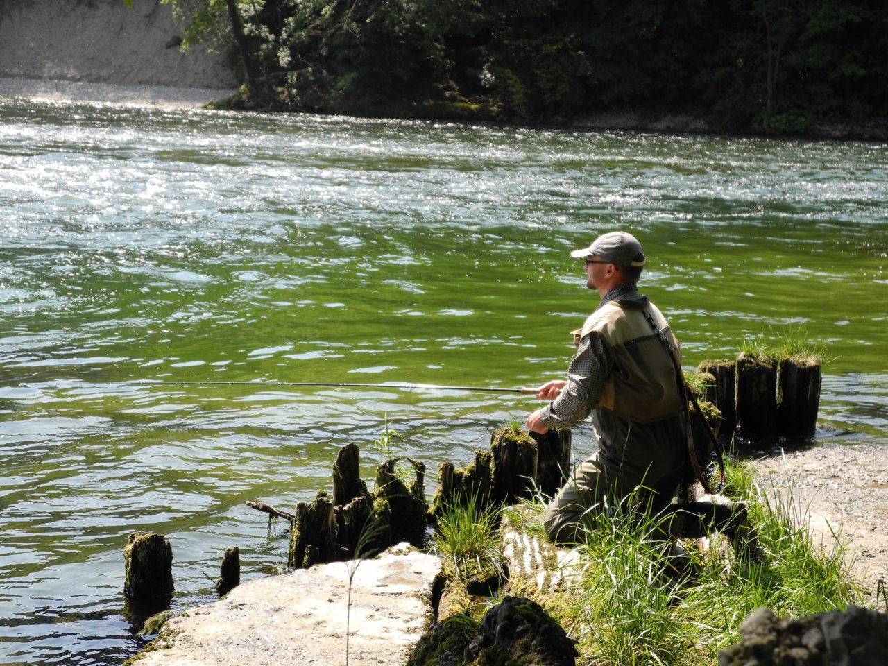 Fishing at Steyrerm�hl