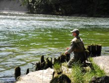 Fishing at Steyrermühl