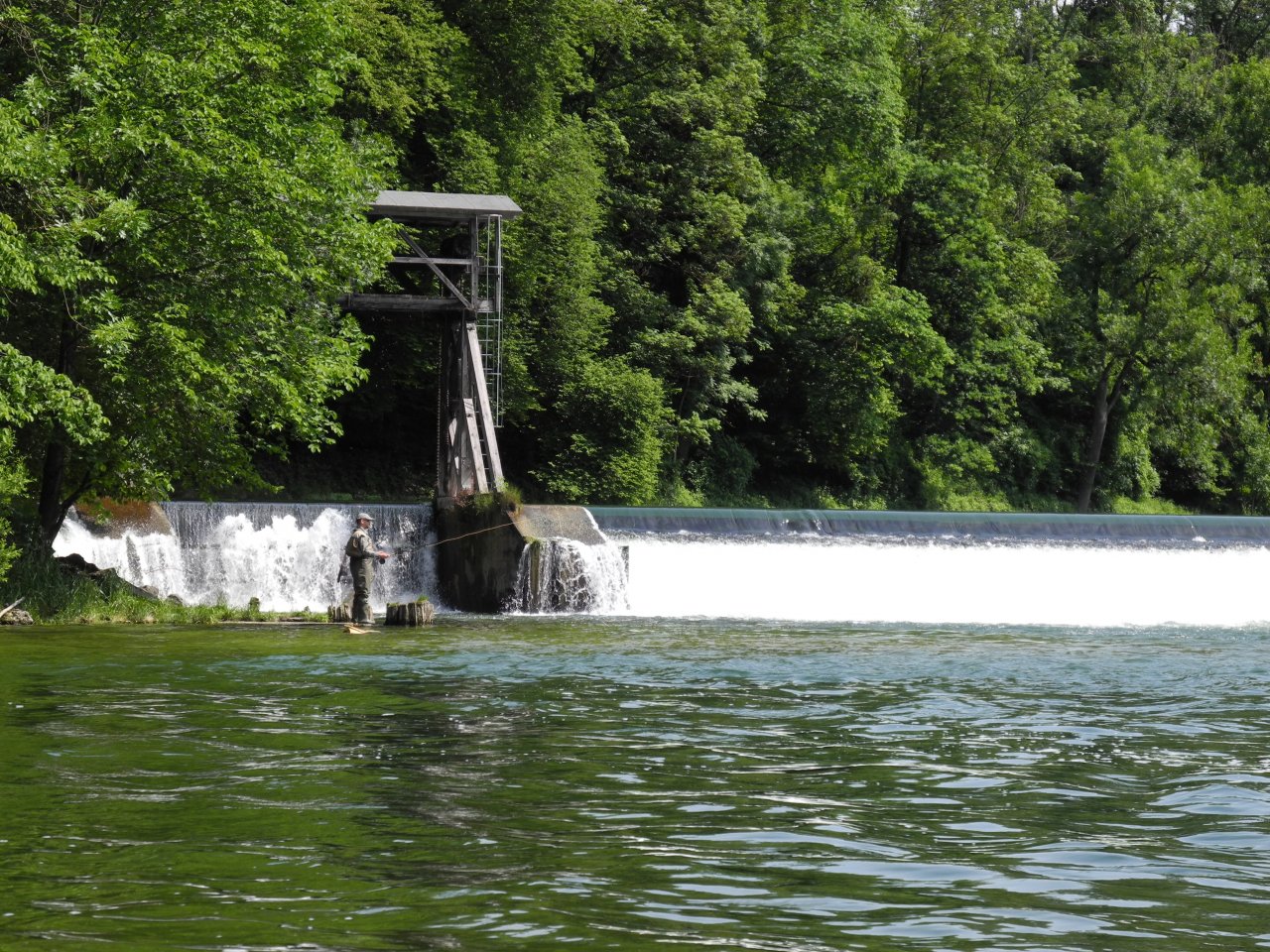 Fishing at Steyrerm�hl